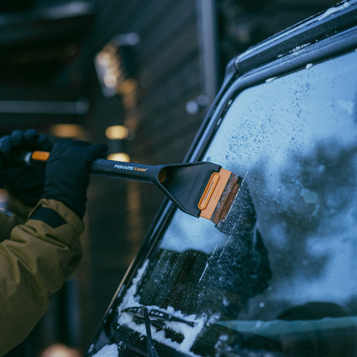 X sērijas automašīnas sniega slota un ledus skrāpis, teleskopisks