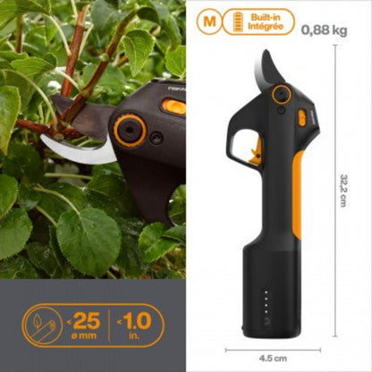 Akumulatora grieznes Fiskars ePruner M