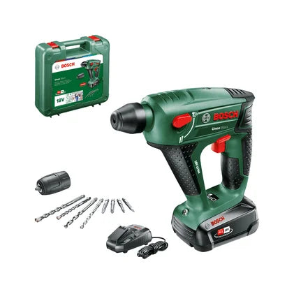 Akumulatora perforators BOSCH Uneo Maxx - 1x2,5Ah akumulators, lādētājs