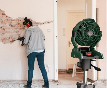 Akumulatora ventilators BOSCH UniversalFan 18V-1000 - 1x2,0Ah akumulators, lādētājs
