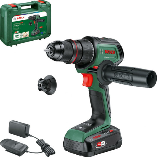 Akumulatora urbjmašīna skrūvgriezis BOSCH AdvancedDrill 18V-80 QuickSnap - 1x2,5Ah akumulators, lādētājs