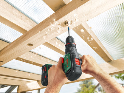 Akumulatora urbjmašīna skrūvgriezis BOSCH AdvancedDrill 18V-80 QuickSnap - ar 3 patronām, bez akumulatora