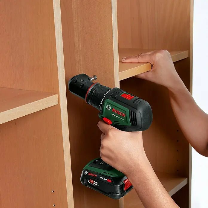 Akumulatora urbjmašīna skrūvgriezis BOSCH AdvancedDrill 18V-80 QuickSnap - ar 3 patronām, bez akumulatora