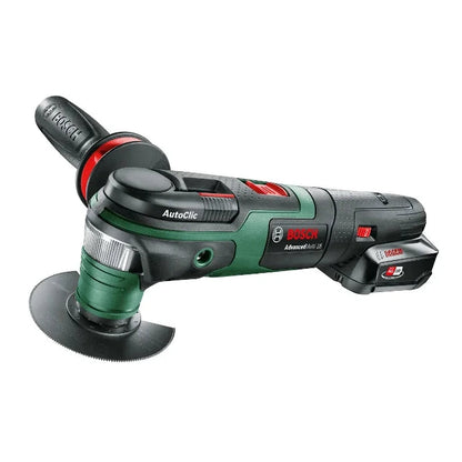 Akumulatora daudzfunkciju instruments BOSCH AdvancedMulti 18 - 1x2,0Ah akumulators, lādētājs