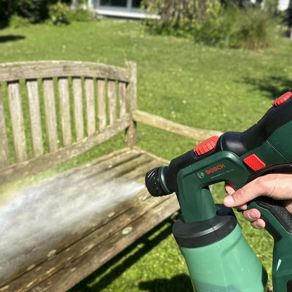 Akumulatora krāsu pistole BOSCH AdvancedSpray 18V-500 - bez akumulatora un lādētāja