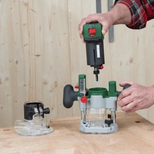 Akumulatora virsfrēze komplekts BOSCH AdvancedTrimRouter 18V-8 - bez akumulatora un lādētāja