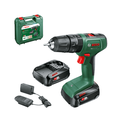 Akumulatora triecienurbjmašīna skrūvgriezis BOSCH EasyImpact 18V-40 - 2x2,0Ah akumulators, lādētājs