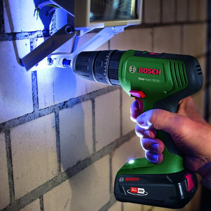 Akumulatora triecienurbjmašīna skrūvgriezis BOSCH EasyImpact 18V-40 - 2x2,0Ah akumulators, lādētājs