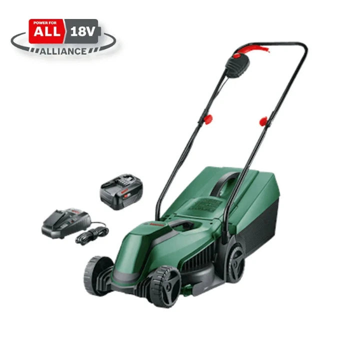 Bosch EasyMower 18V-32-200 akumulatora zāles pļāvējs | Nelieliem zālieniem un ērtai pļaušanai
