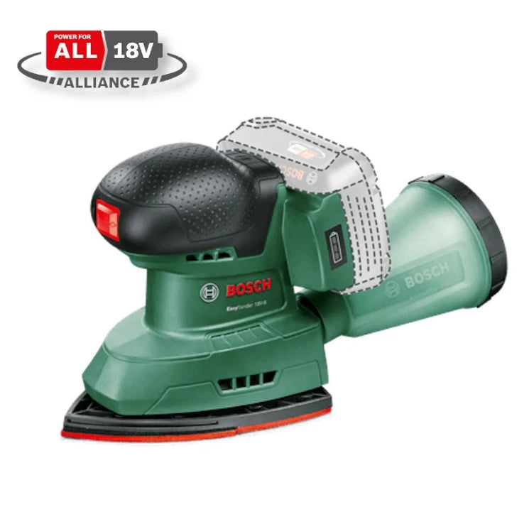 Akumulatora multislīpmašīna BOSCH EasySander 18V-8 - bez akumulatora un lādētāja