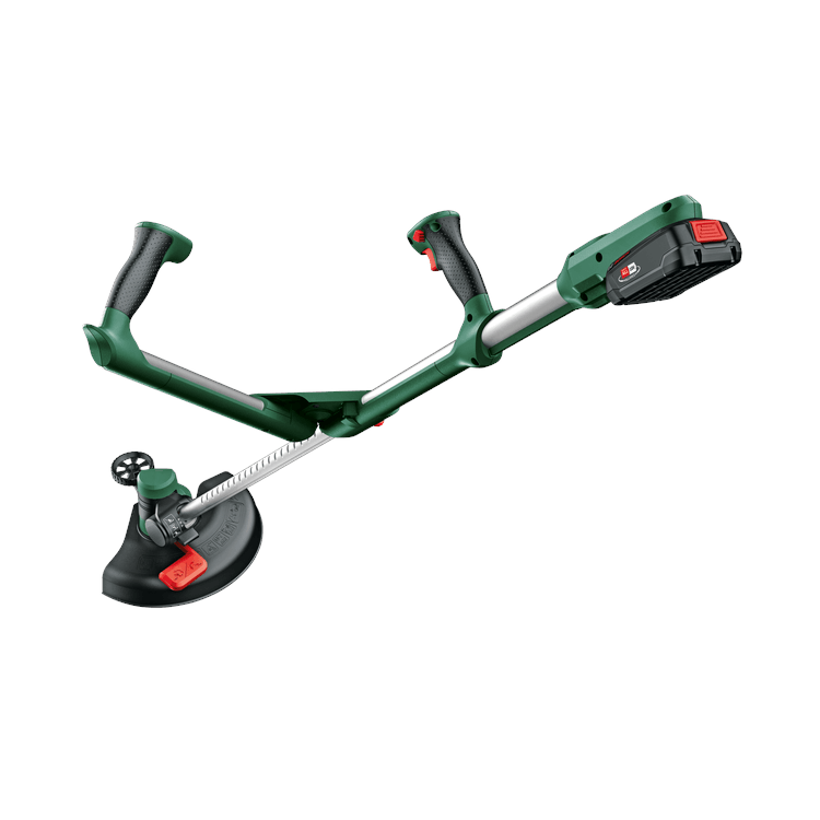 Akumulatora Trimmeris Bosch UniversalGrassCut 18V-26 | Ērtai zāliena malu kopšanai