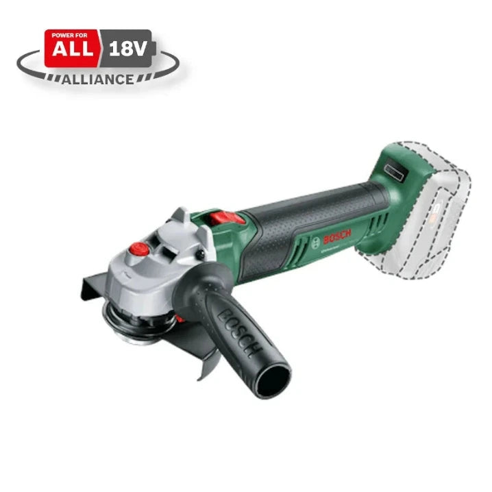 Akumulatora leņķa slīpmašīna BOSCH UniversalGrind 18V-75 - bez akumulatora un lādētāja