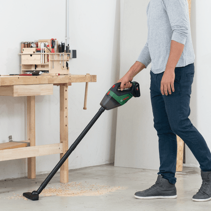 Akumulatora putekļu sūcējs BOSCH UniversalVac 18 - bez akumulatora un lādētāja