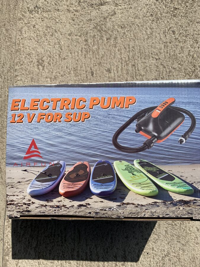 AIRFUN - Elektriskais SUP dēļu pumpis 12V DC, 20 PSI