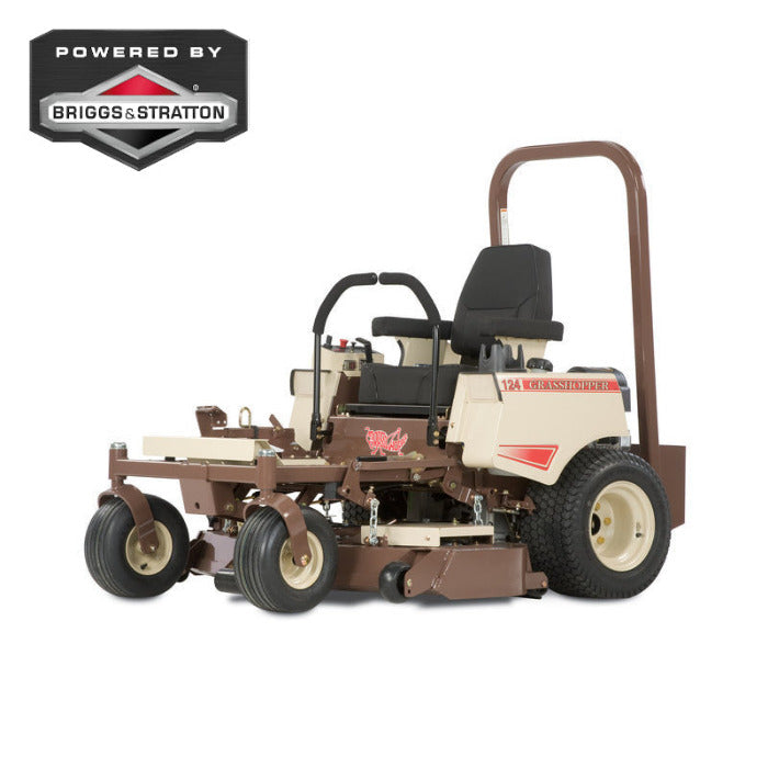 GrassHopper 124-48 Nulle apgrieziena dārza traktors | Profesionālai teritoriju kopšanai