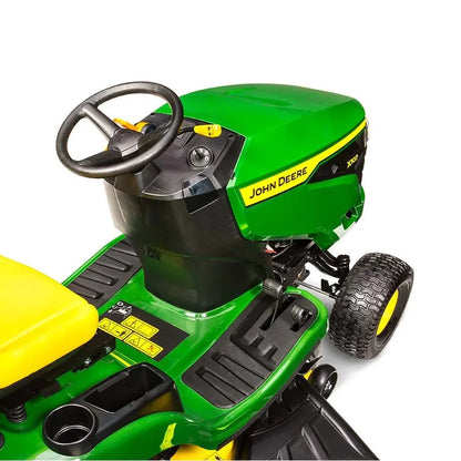 John Deere X107 dārza traktors 107 cm |Komfortablai darbībai un izcilai pļaušanas kvalitātei