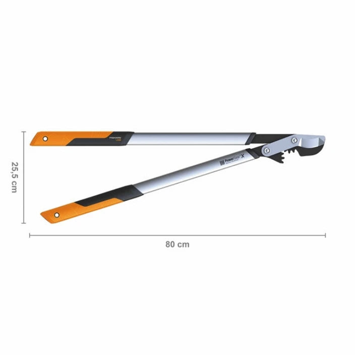 Fiskars zaru šķēres biezākiem zariem, divasmeņu DualAction™ LX108