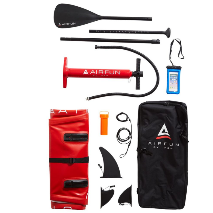 AIRFUN - Red - piepūšamais SUP dēlis