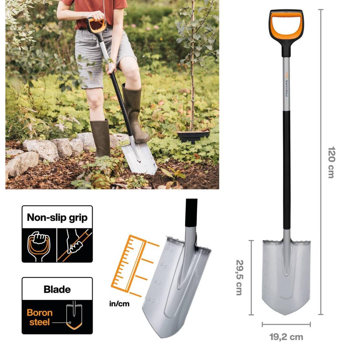 Xact™ smailā lāpsta Fiskars