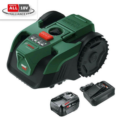 Mauriņa robots BOSCH VISIMOW18V-100 ar akumulatoru un lādētāju
