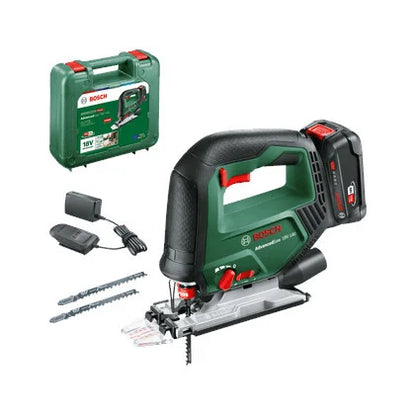 Akumulatora figūrzāģis BOSCH AdvancedSaw 18V-140 - 1x2,0Ah akumulators, lādētājs