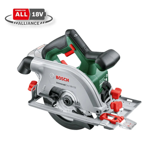 Akumulatora ripzāģis BOSCH UniversalCirc 18V-53 - bez akumulatora un lādētāja