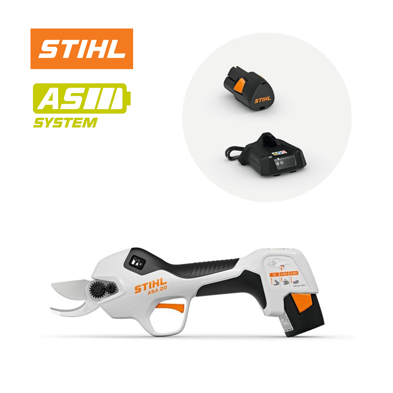 STIHL ASA 20 akumulatora atzarošanas šķēres | Ērtai un precīzai zaru griešanai
